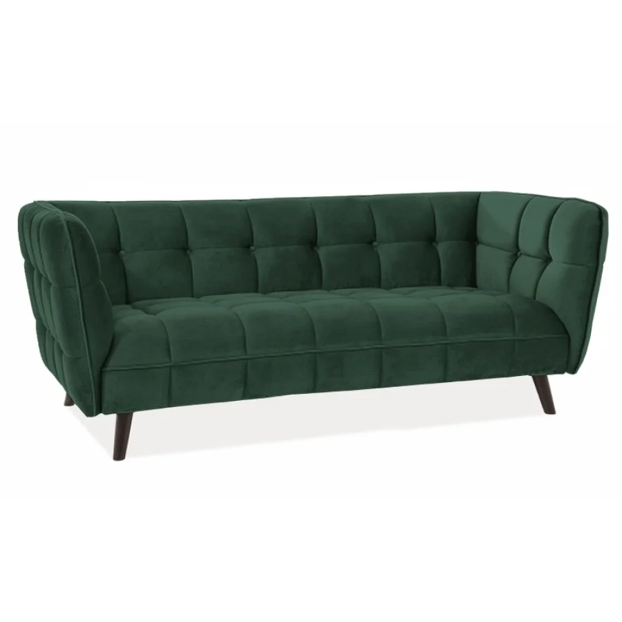 Sofa CASTELLO 3 VELVET dark green order